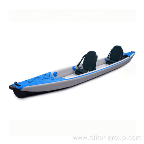 High Quality ODM OEM Advanced inflatable 2 seaters drop needle kayak single fishing professional angler kayak